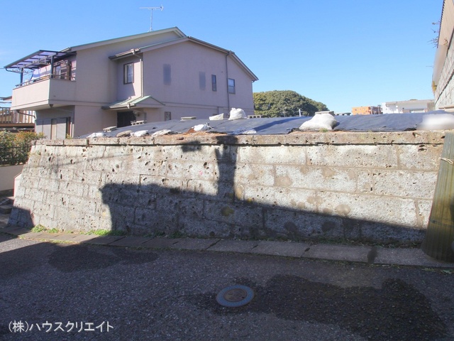 千葉県我孫子市柴崎の土地更地・土地写真 2023年2月15日撮影