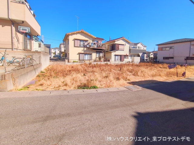 千葉県鎌ケ谷市東道野辺６丁目の土地更地・土地写真 2025年2月19日撮影