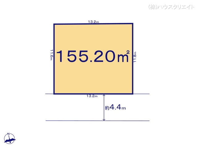 千葉県鎌ケ谷市東道野辺６丁目の土地 区画図 ※図面と異なる場合は現況を優先