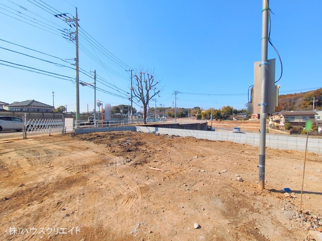千葉県柏市増尾４丁目の新築戸建て更地・土地写真 2025年3月9日撮影