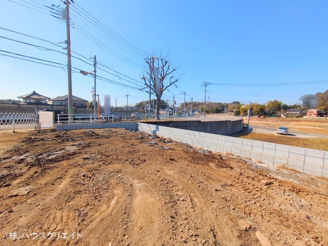 千葉県柏市増尾４丁目の新築戸建て更地・土地写真 2025年3月9日撮影
