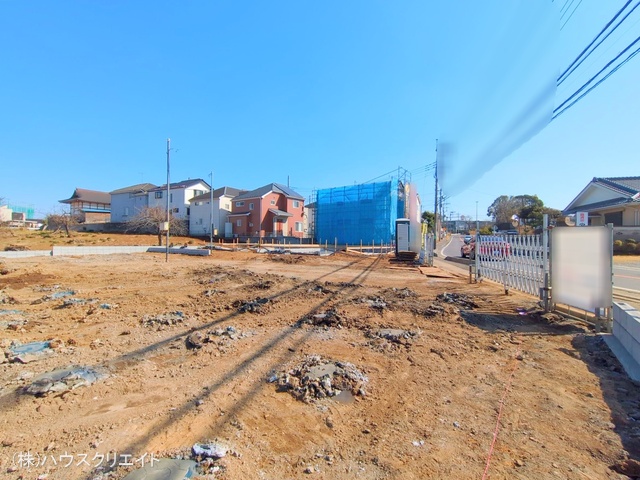 千葉県柏市増尾４丁目の新築戸建て更地・土地写真 2025年3月9日撮影