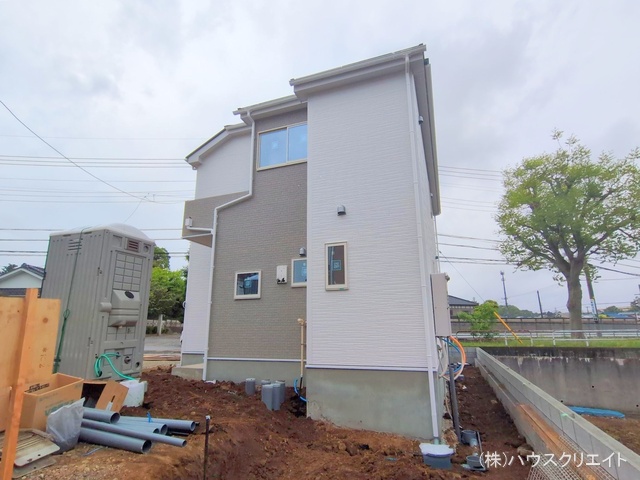 千葉県柏市増尾４丁目の新築戸建て外構写真 2025年5月1日撮影