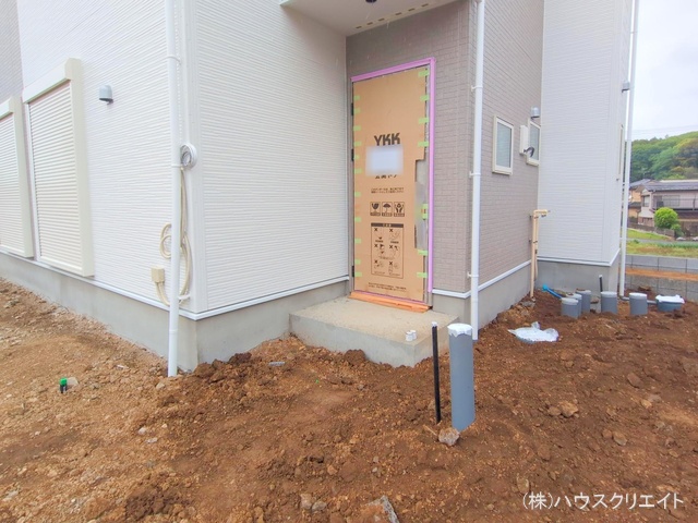 千葉県柏市増尾４丁目の新築戸建て外構写真 2025年5月1日撮影