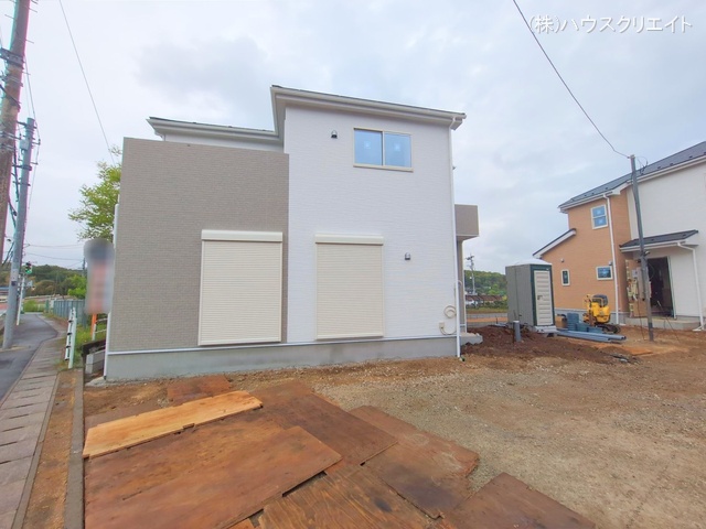 千葉県柏市増尾４丁目の新築戸建て外構写真 2025年5月1日撮影