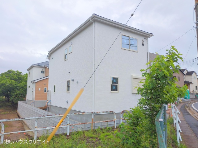 千葉県柏市増尾４丁目の新築戸建て外構写真 2025年5月1日撮影