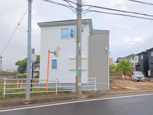 千葉県柏市増尾４丁目の新築戸建て外構写真 2025年5月1日撮影