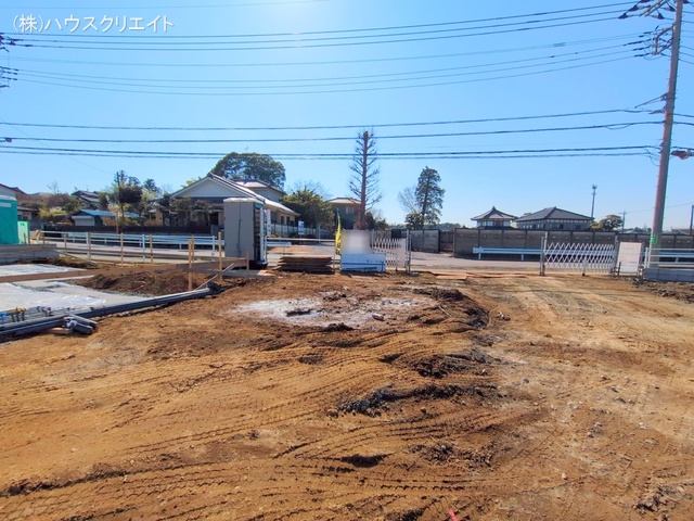 千葉県柏市増尾４丁目の新築戸建て更地・土地写真 2025年3月9日撮影