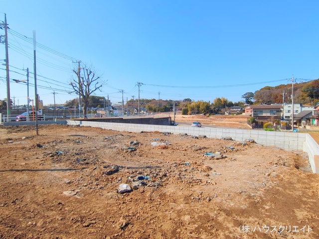 千葉県柏市増尾４丁目の新築戸建て更地・土地写真 2025年3月9日撮影