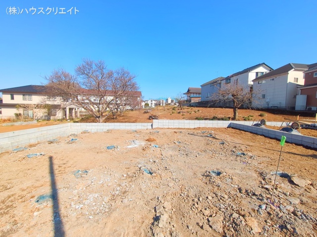 千葉県柏市増尾４丁目の新築戸建て更地・土地写真 2025年3月9日撮影