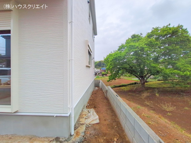 千葉県柏市増尾４丁目の新築戸建て外構写真 2025年5月1日撮影