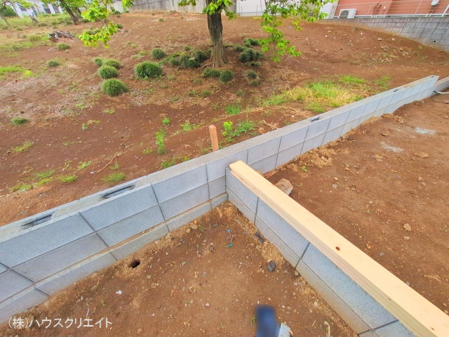 千葉県柏市増尾４丁目の新築戸建て外構写真 2025年5月1日撮影