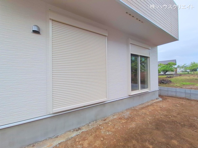 千葉県柏市増尾４丁目の新築戸建て外構写真 2025年5月1日撮影