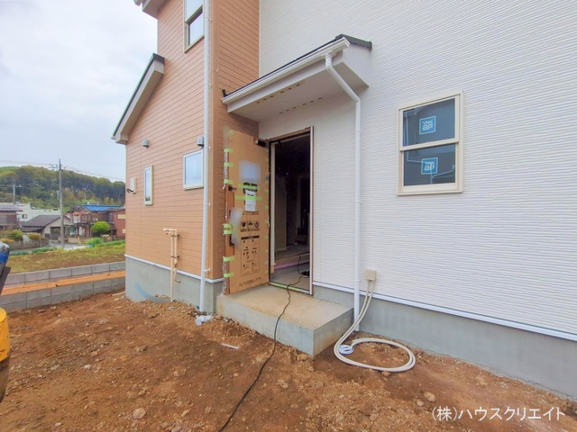 千葉県柏市増尾４丁目の新築戸建て外構写真 2025年5月1日撮影