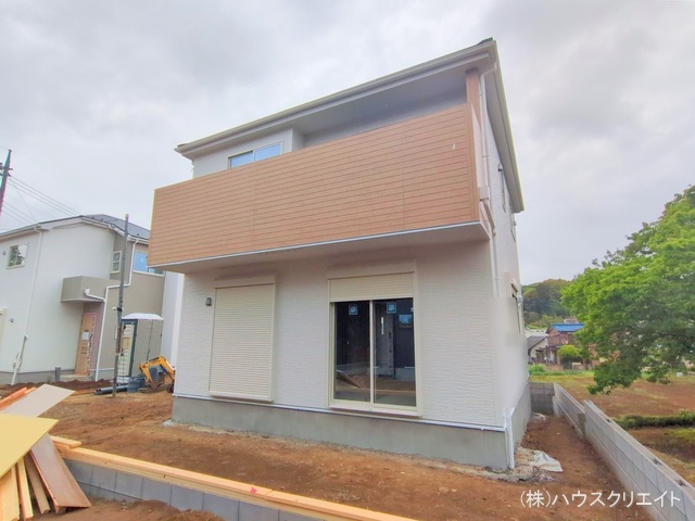 千葉県柏市増尾４丁目の新築戸建て外構写真 2025年5月1日撮影