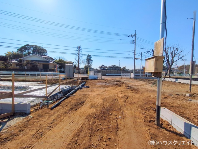 千葉県柏市増尾４丁目の新築戸建て基礎写真 2025年3月9日撮影