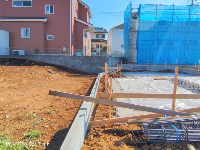 千葉県柏市増尾４丁目の新築戸建て基礎写真 2025年3月9日撮影