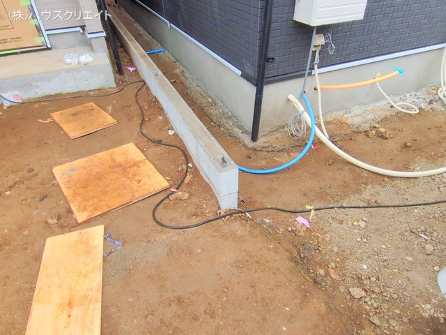 千葉県柏市増尾４丁目の新築戸建て外構写真 2025年5月1日撮影