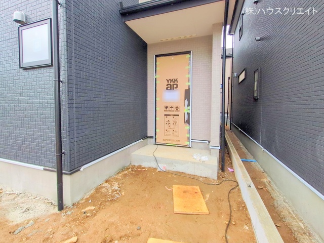 千葉県柏市増尾４丁目の新築戸建て外構写真 2025年5月1日撮影