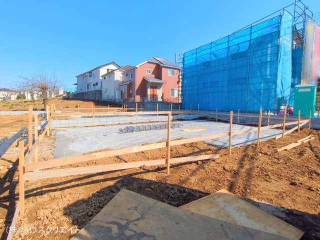 千葉県柏市増尾４丁目の新築戸建て基礎写真 2025年3月9日撮影