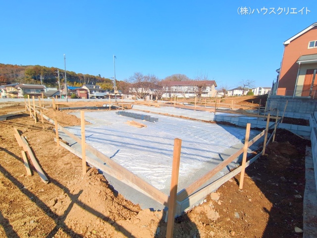 千葉県柏市増尾４丁目の新築戸建て基礎写真 2025年3月9日撮影