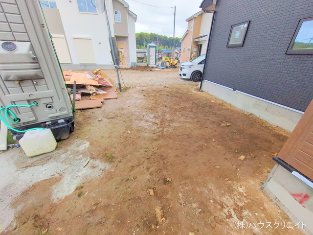 千葉県柏市増尾４丁目の新築戸建て外構写真 2025年5月1日撮影