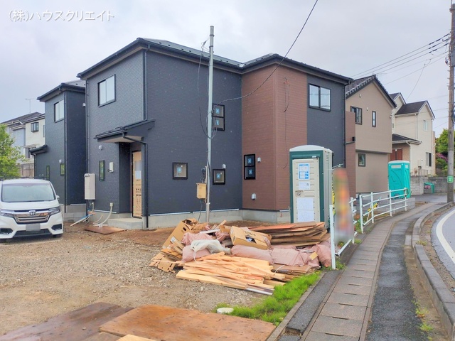 千葉県柏市増尾４丁目の新築戸建て外構写真 2025年5月1日撮影