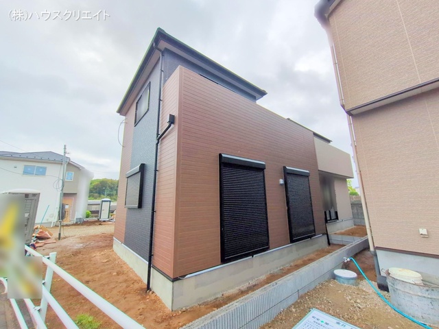 千葉県柏市増尾４丁目の新築戸建て外構写真 2025年5月1日撮影