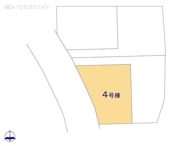 千葉県柏市増尾４丁目の新築戸建て全体区画図 ※図面と異なる場合は現況を優先