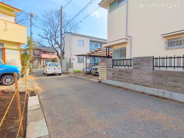 千葉県柏市松ケ崎の新築戸建て更地・土地写真 2025年3月10日撮影