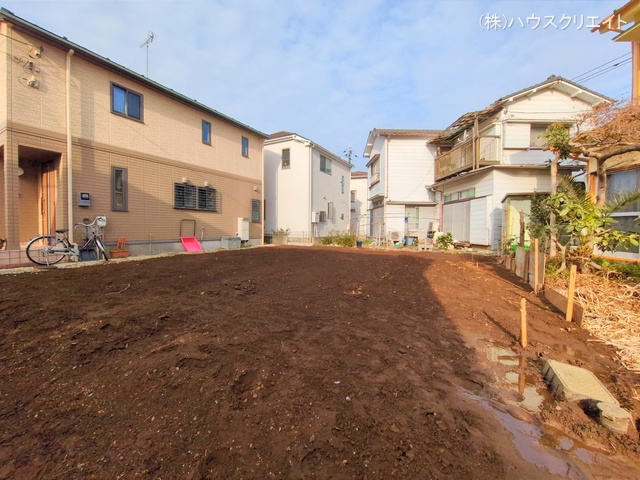 千葉県柏市松ケ崎の新築戸建て更地・土地写真 2025年3月10日撮影