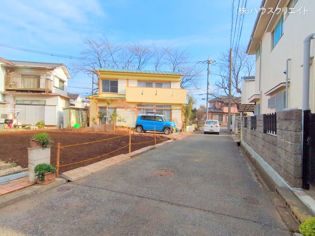 千葉県柏市松ケ崎の新築戸建て更地・土地写真 2025年3月10日撮影