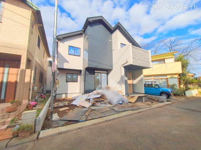 千葉県柏市松ケ崎の新築戸建て外構写真 2025年12月15日撮影