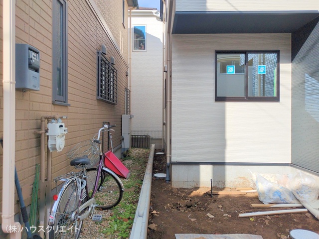 千葉県柏市松ケ崎の新築戸建て外構写真 2025年12月15日撮影