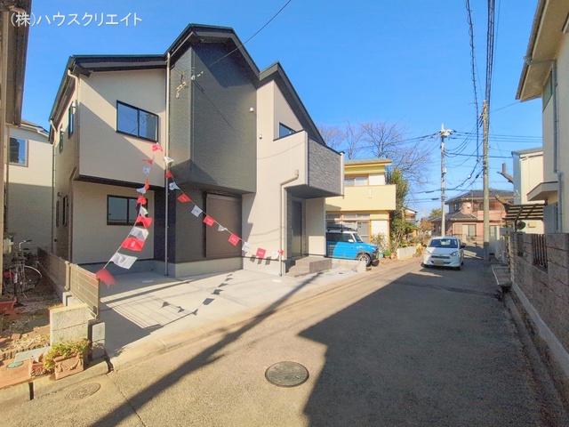 千葉県柏市松ケ崎の新築戸建て完成写真 2026年1月12日撮影