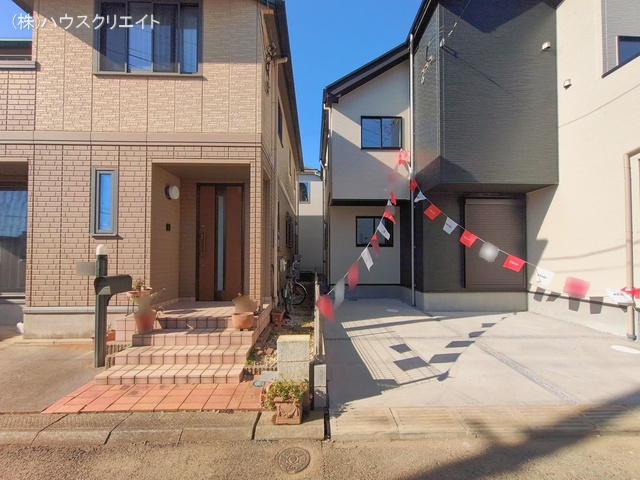 千葉県柏市松ケ崎の新築戸建て完成写真 2026年1月12日撮影