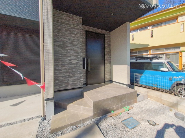 千葉県柏市松ケ崎の新築戸建て完成写真 2026年1月12日撮影