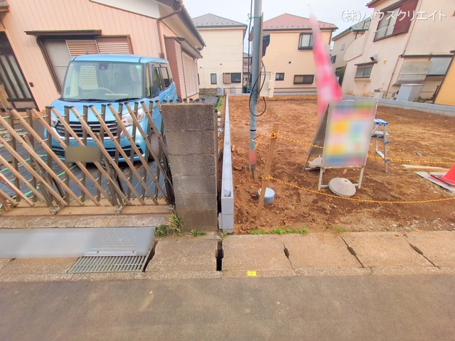 千葉県松戸市六高台５丁目の新築戸建て更地・土地写真 2025年4月7日撮影