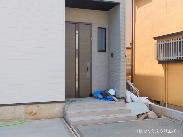 千葉県松戸市六高台５丁目の新築戸建て外構写真 2025年7月22日撮影