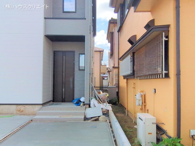 千葉県松戸市六高台５丁目の新築戸建て外構写真 2025年7月22日撮影