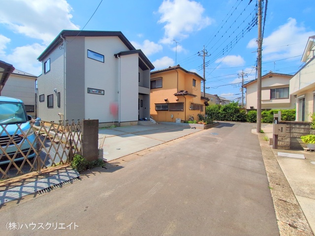 千葉県松戸市六高台５丁目の新築戸建て外構写真 2025年7月22日撮影