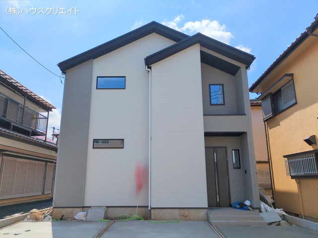 千葉県松戸市六高台５丁目の新築戸建て外構写真 2025年7月22日撮影