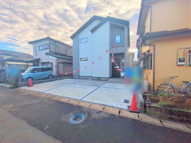 千葉県松戸市六高台５丁目の新築戸建て完成写真 2025年12月25日撮影