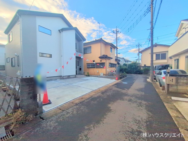 千葉県松戸市六高台５丁目の新築戸建て完成写真 2025年12月25日撮影