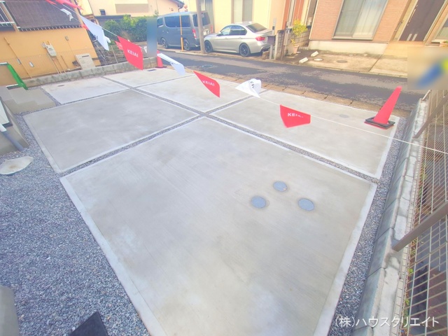 千葉県松戸市六高台５丁目の新築戸建て完成写真 2025年12月25日撮影