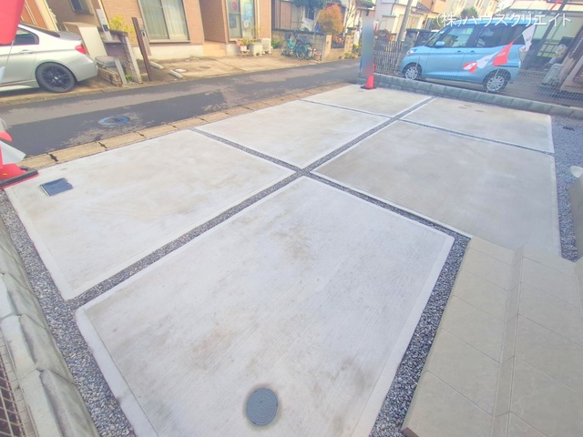 千葉県松戸市六高台５丁目の新築戸建て完成写真 2025年12月25日撮影