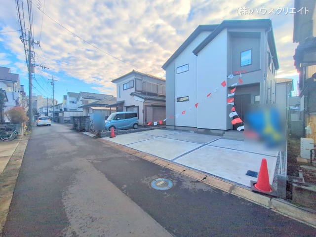 千葉県松戸市六高台５丁目の新築戸建て完成写真 2025年12月25日撮影