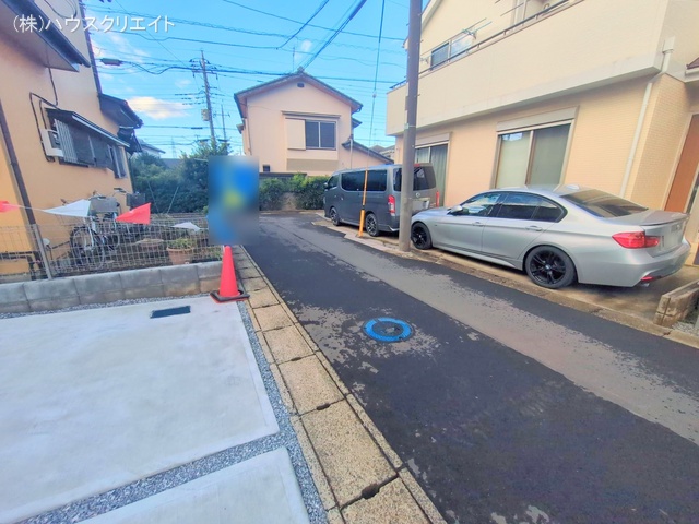 千葉県松戸市六高台５丁目の新築戸建て完成写真 2025年12月25日撮影