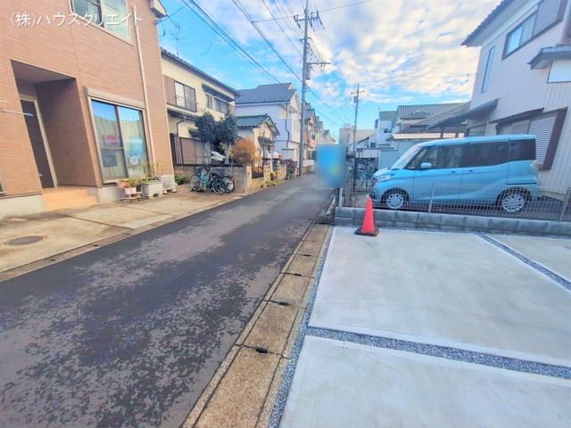 千葉県松戸市六高台５丁目の新築戸建て完成写真 2025年12月25日撮影