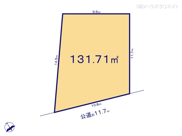 千葉県野田市中野台の土地 区画図 ※図面と異なる場合は現況を優先